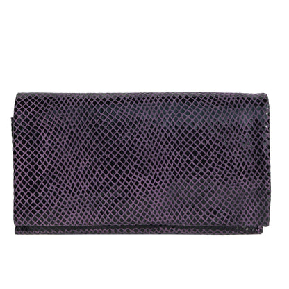 Gio Handcrafted Leather Wallet - Purple