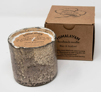 Artisan Blown Glass Tumbler Candle - Pumpkin Sandalwood