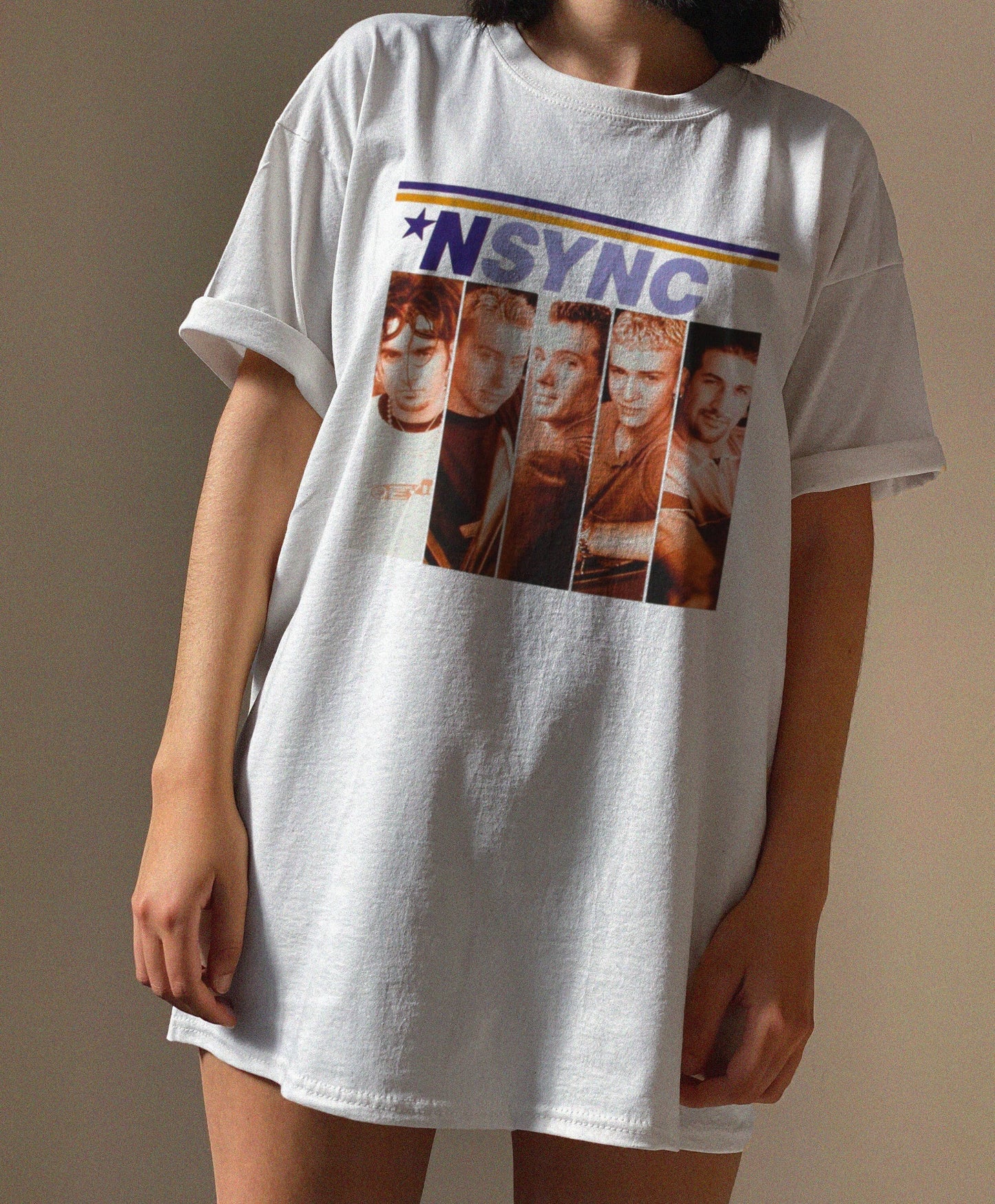 Nsync Tee - White