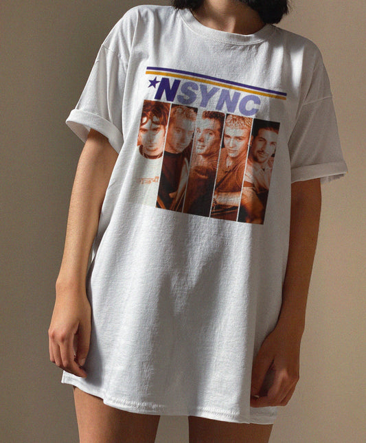 Nsync Tee - White