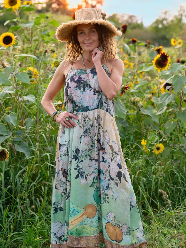 I Paint My Dream Bohéme Slip Dress