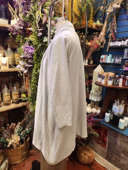 French Terry Panel Collar Duster