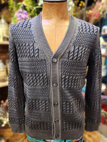 Men's Casual Charcoal Swearter