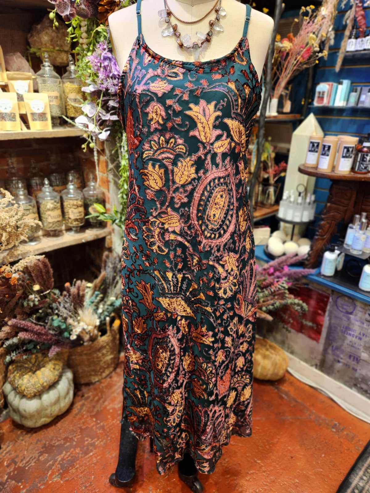Velvet Burnout Dress