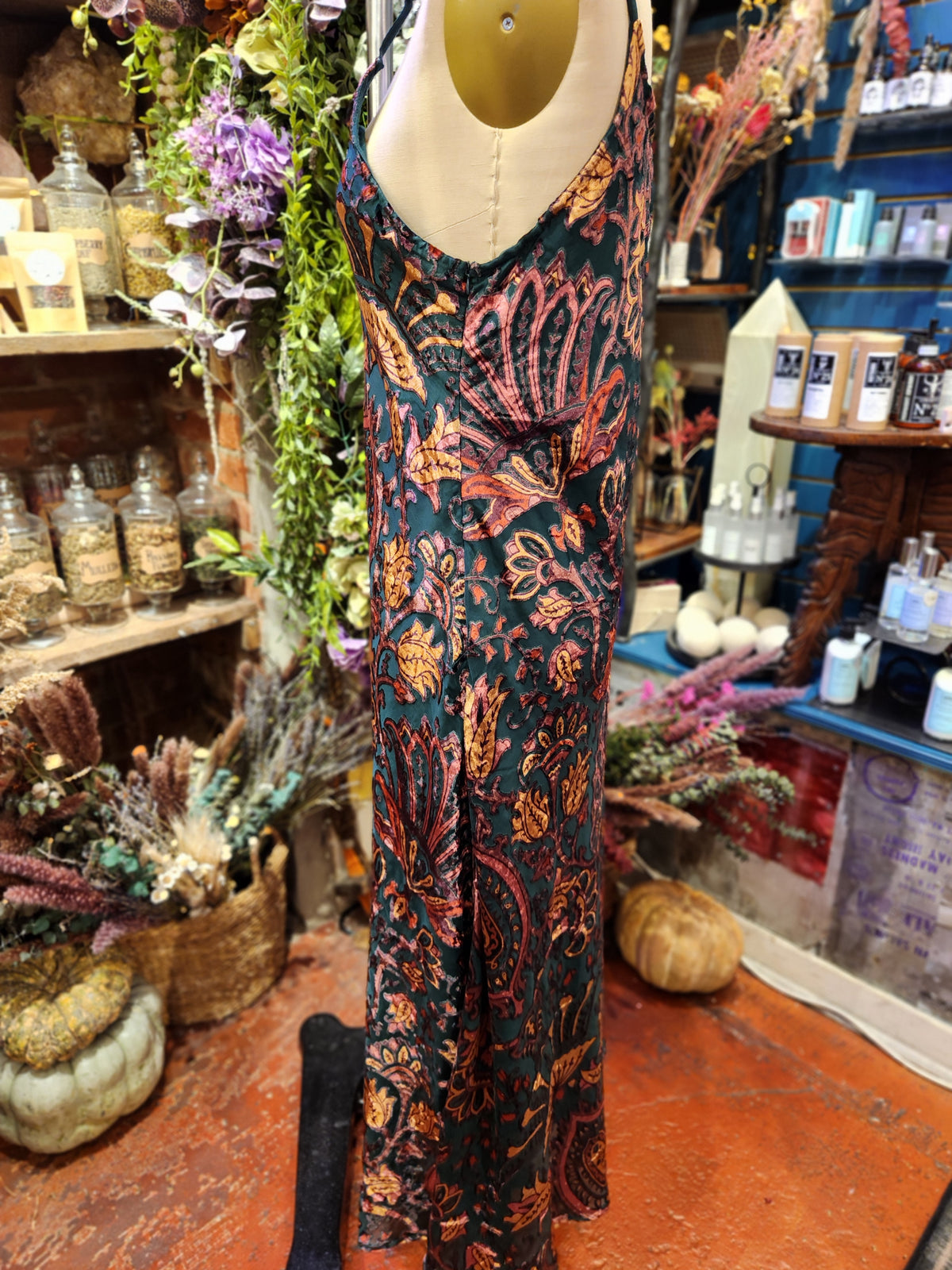 Velvet Burnout Dress