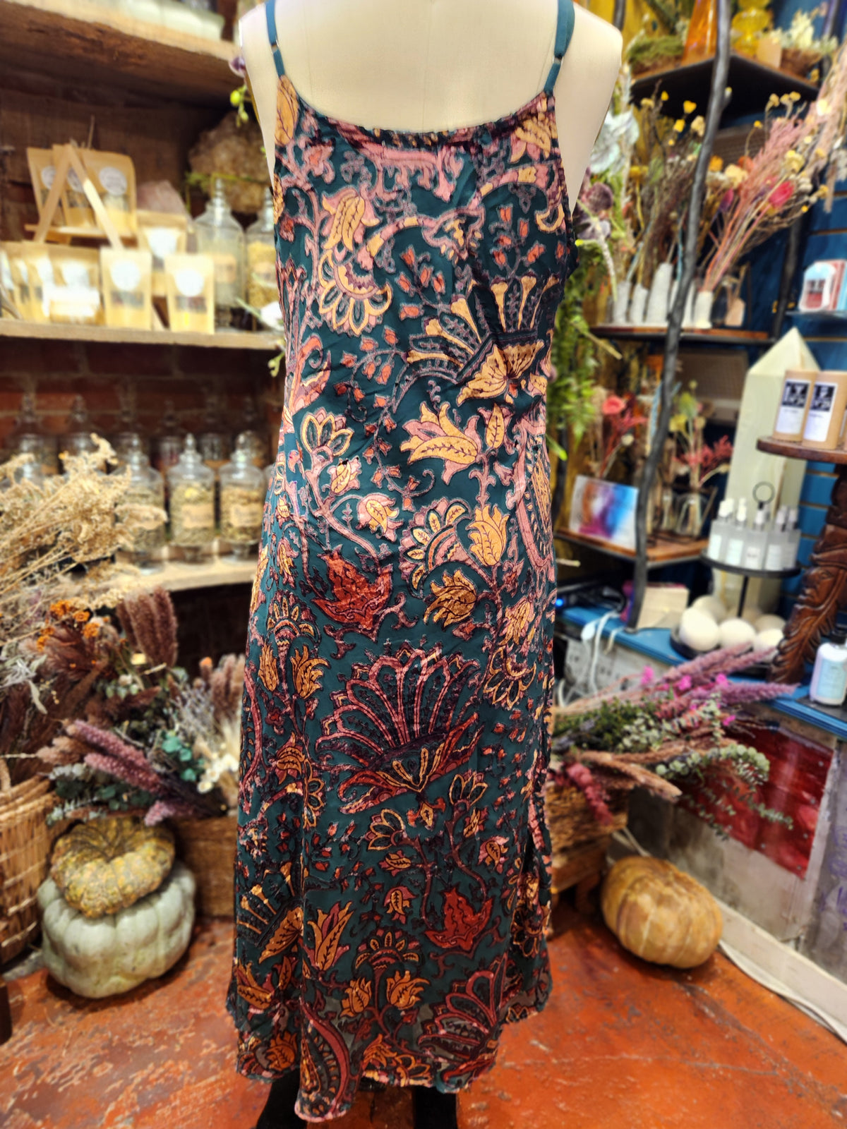Velvet Burnout Dress