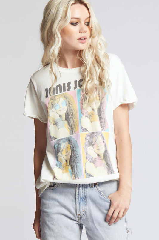 Janis Joplin Portrait Tee - La De Da