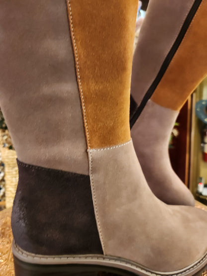 Markie - Brown Multi Suede Boot