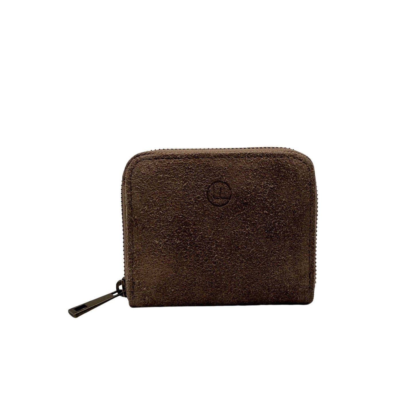 Louisa Suede Leather Pouch - Mole