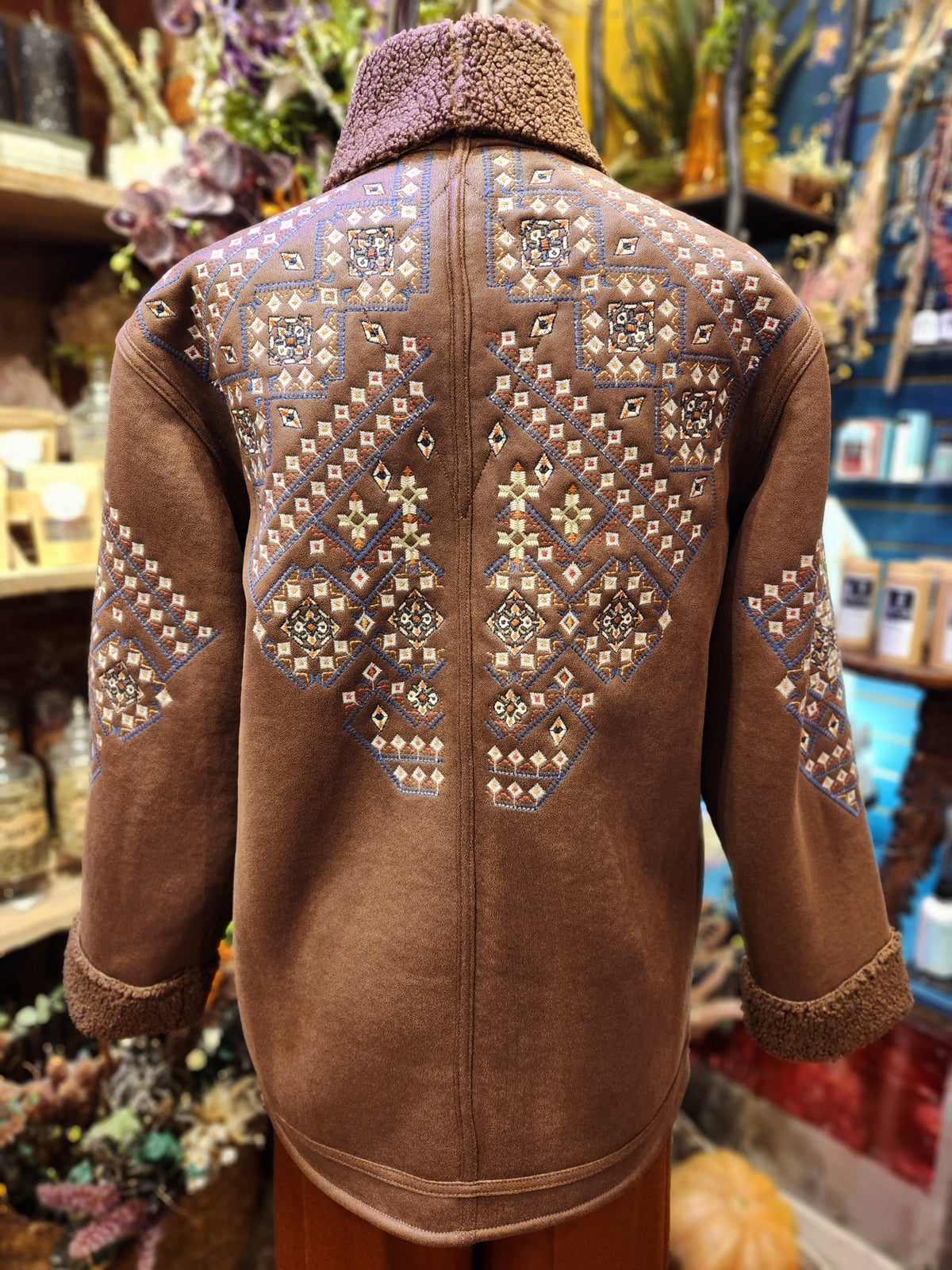 Rhonda Faux Suede coat