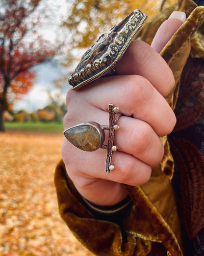 Golden Rutilated Quarts Ring - La De Da