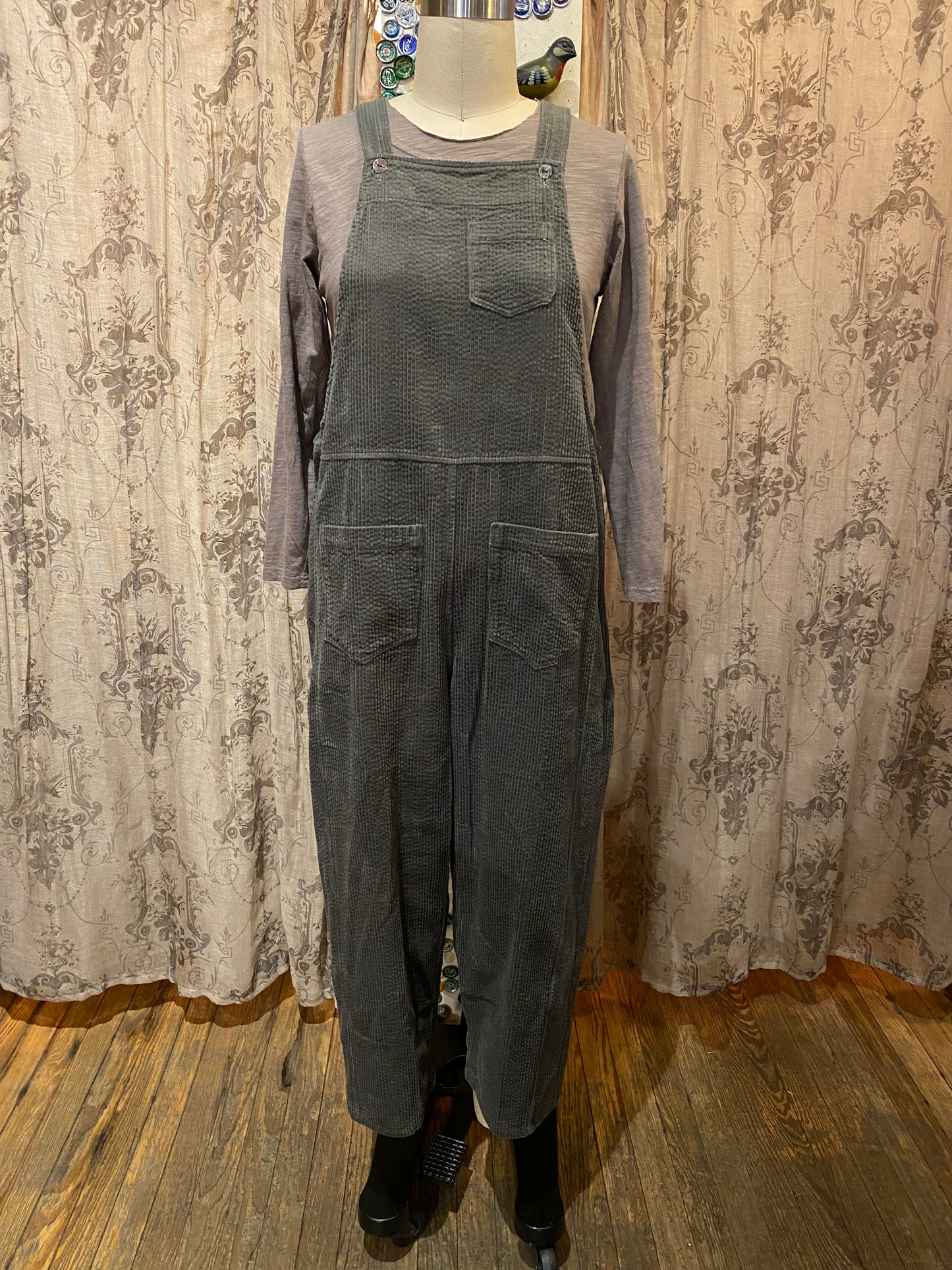 Dark Green Jumpsuit With Pockets