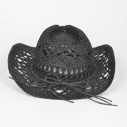 Faux Straw Cowboy Hat