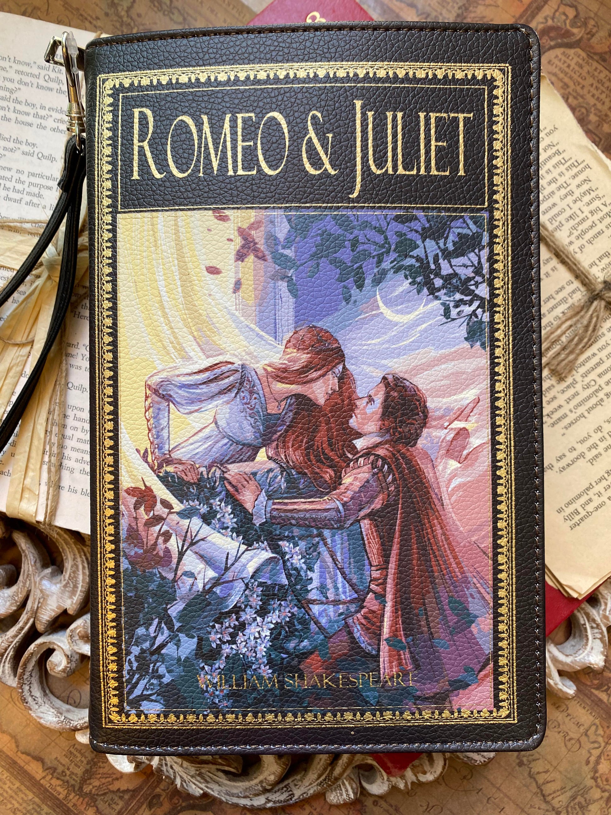 Romeo and Juliet Book Clutch/Crossbody - La De Da