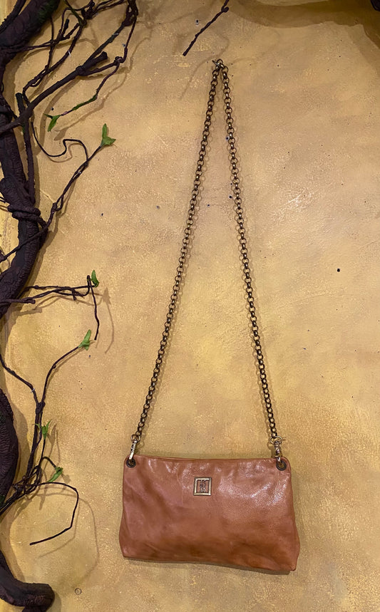 Chain Crossbody - Camel
