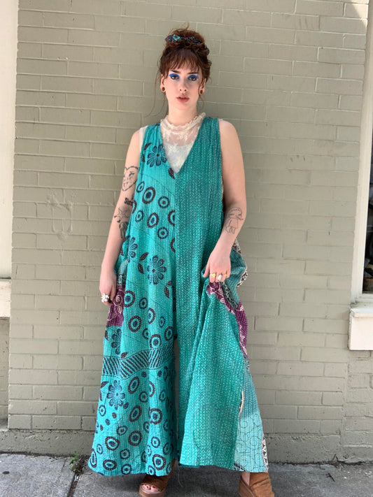 Turquoise Dream Harmony Wide Leg Jumpsuit - La De Da