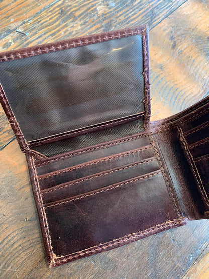 Bifold Leather Wallet - La De Da