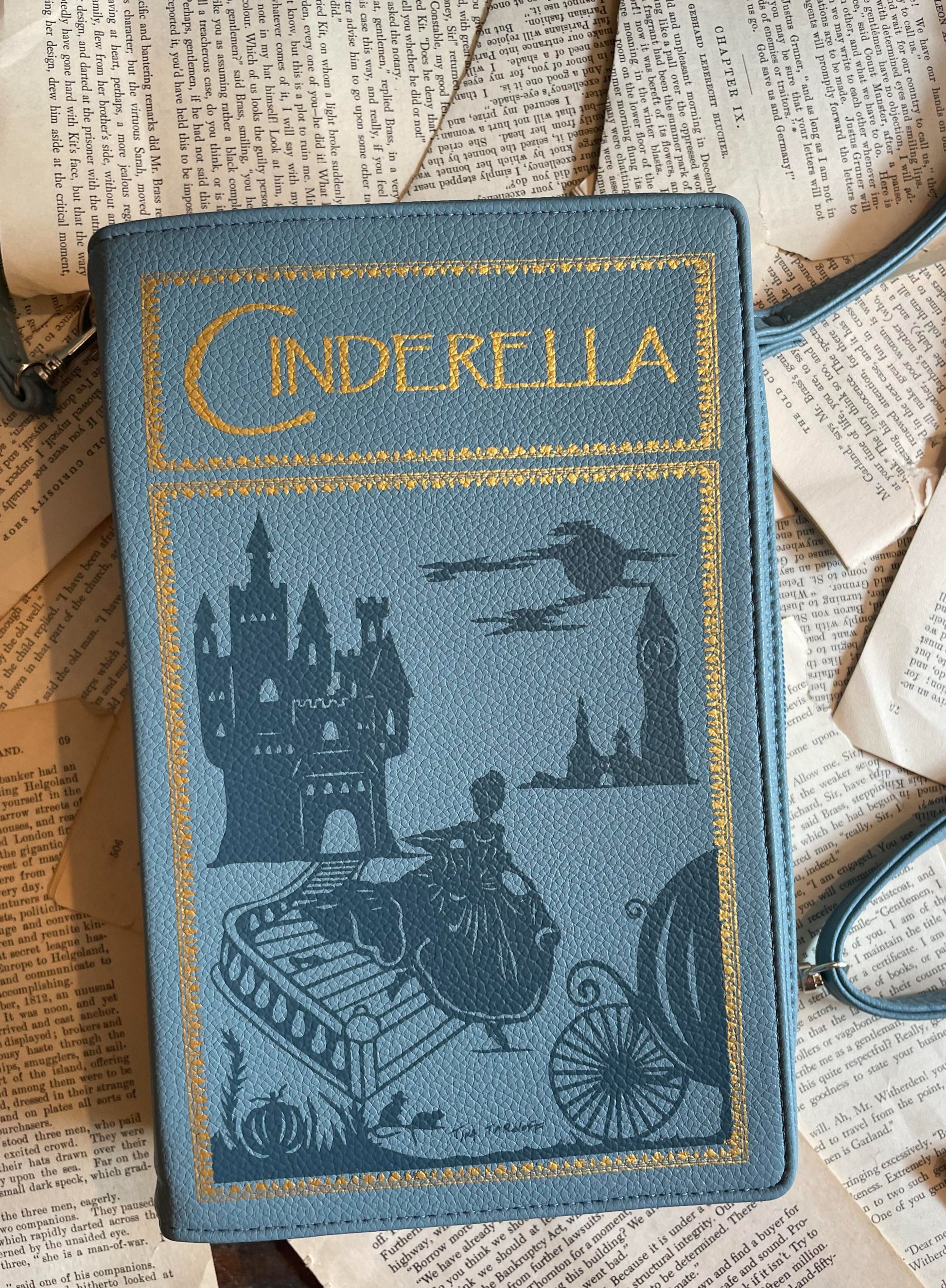 Cinderella Book Clutch/Crossbody - La De Da