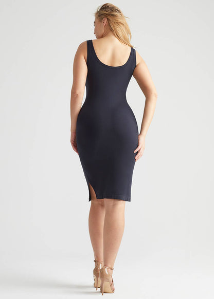 2-Way Smoothing Dress with Side Slits