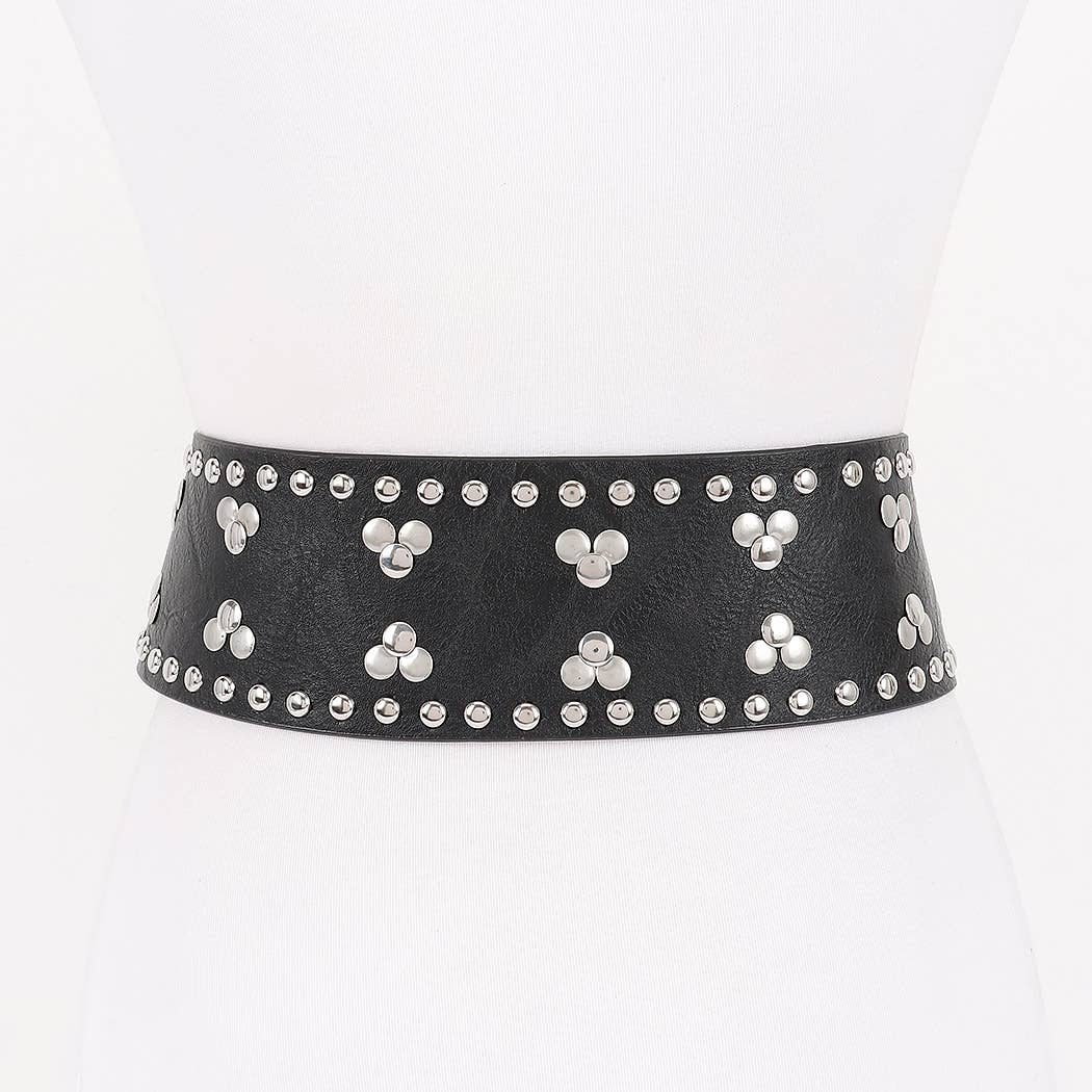 Riveted Eyelet Belt - BK