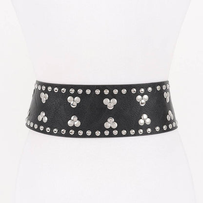 Riveted Eyelet Belt - BK