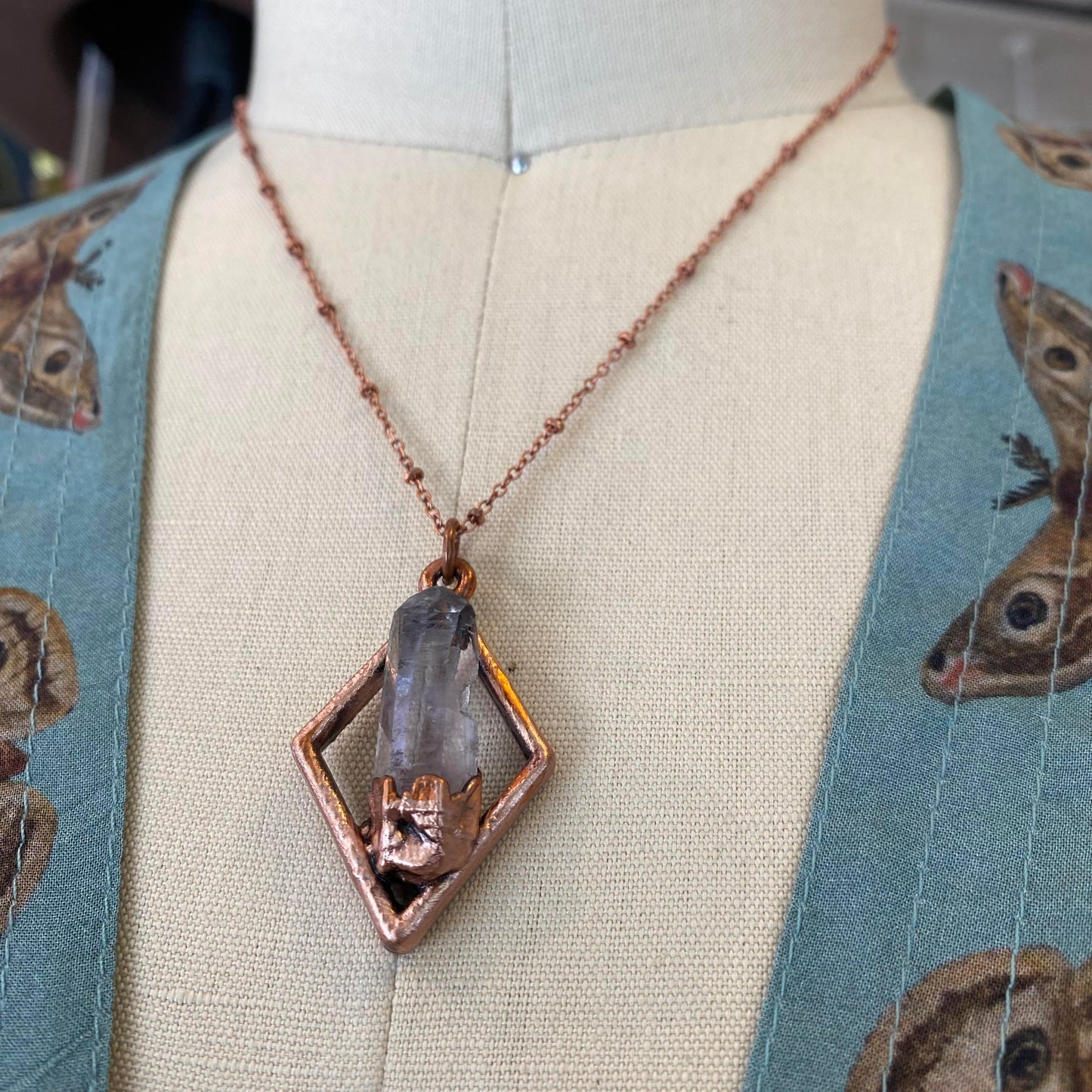 Vera Cruz Amethyst Diamond Necklace - La De Da