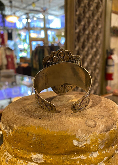 Amethyst Skull Cuff Bracelet (1)