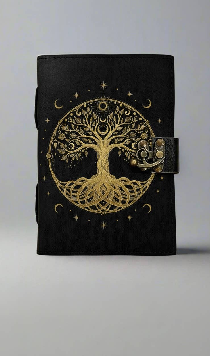 Tree Of Life Journal | Leather Journal | Blank Vintage