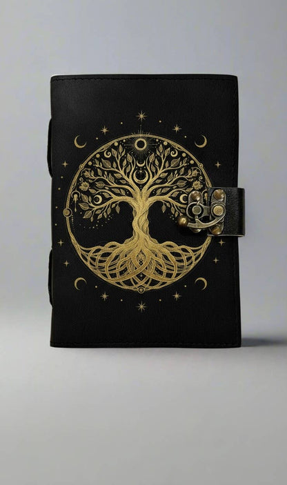 Tree Of Life Journal | Leather Journal | Blank Vintage