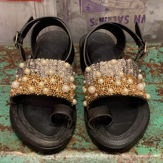 Sun Peaks Embellished Sandals - La De Da