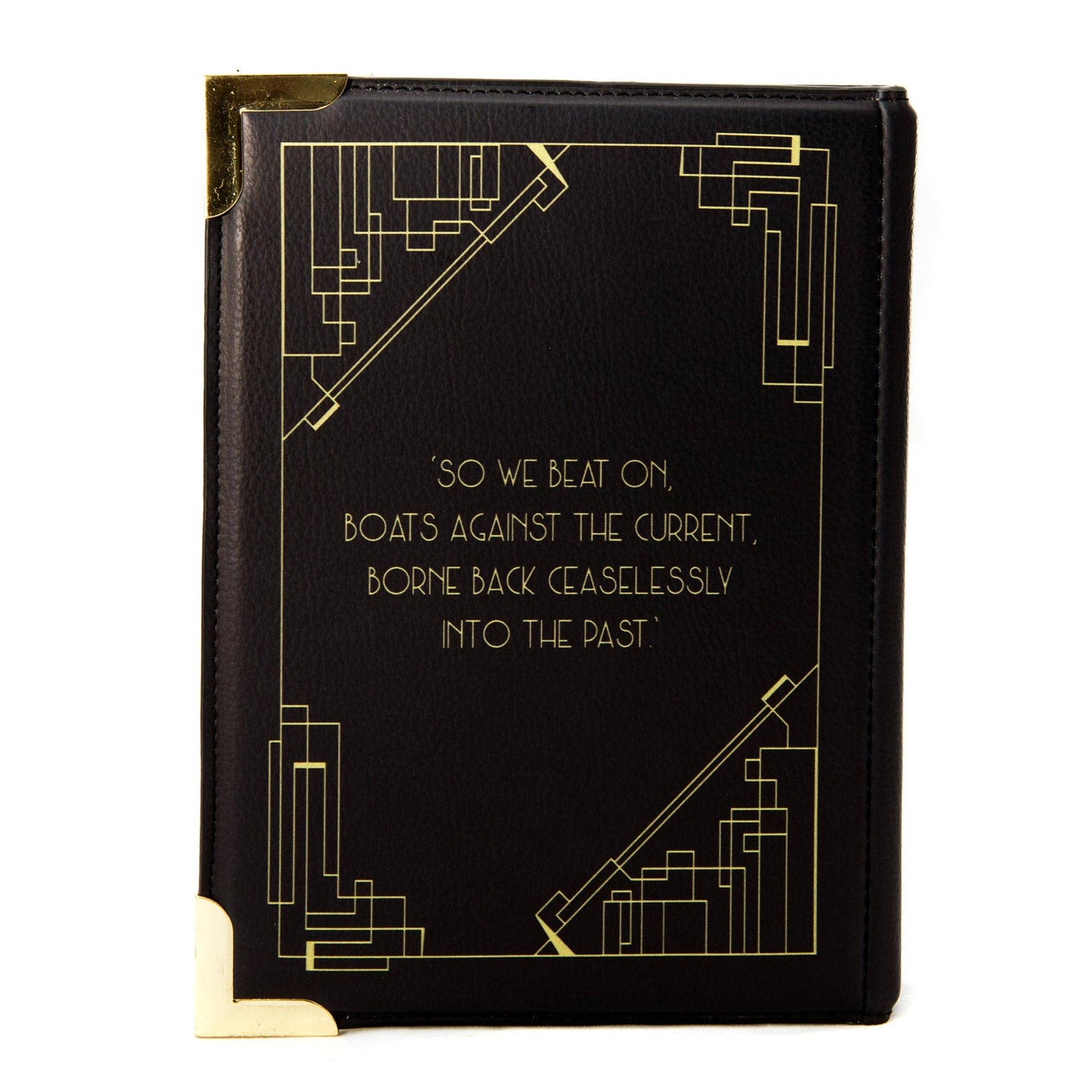 The Great Gatsby Art Deco Book Crossbody Handbag - Small