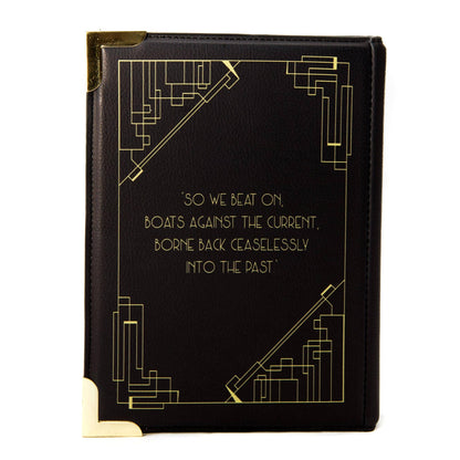 The Great Gatsby Art Deco Book Crossbody Handbag - Small