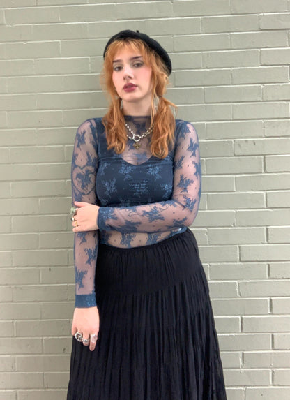 Lady Lux Layering Lace Top - Night Swim - La De Da