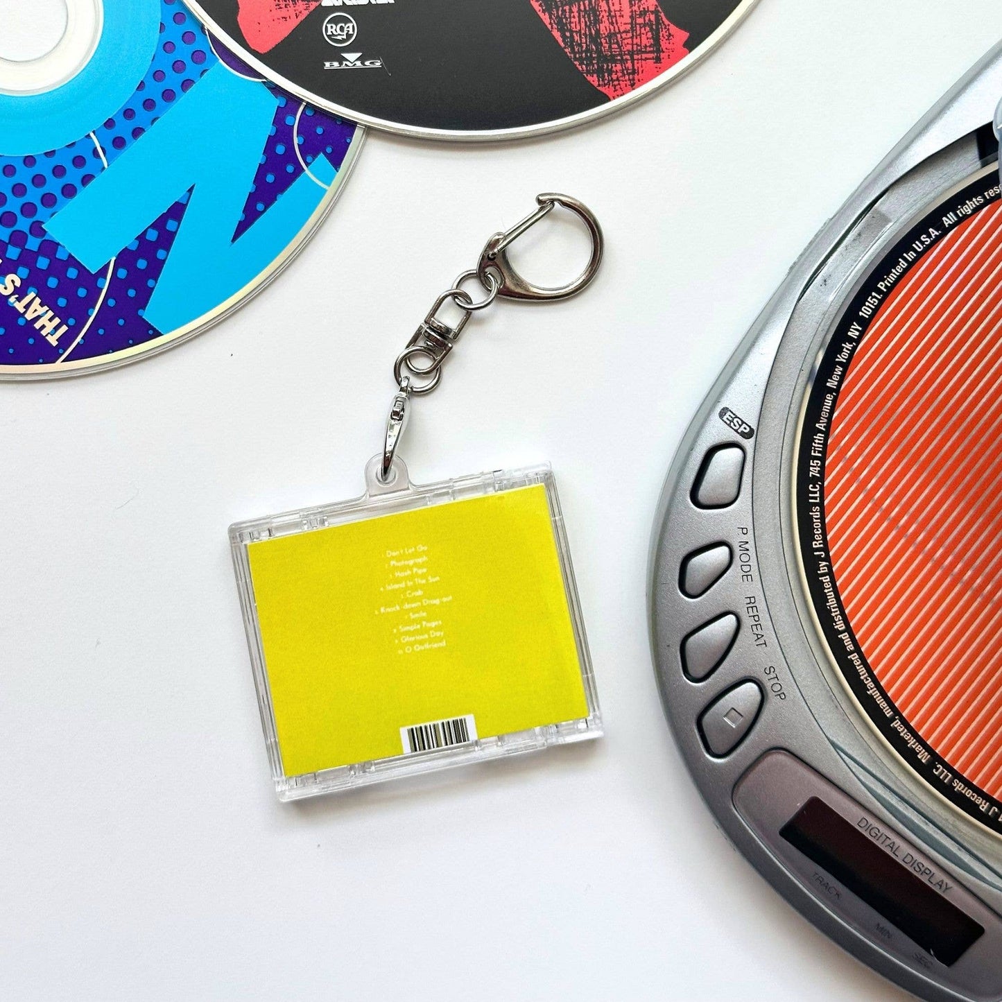 'Hit Clips' Mini CD Case Keychain - Weezer - Island in the Sun