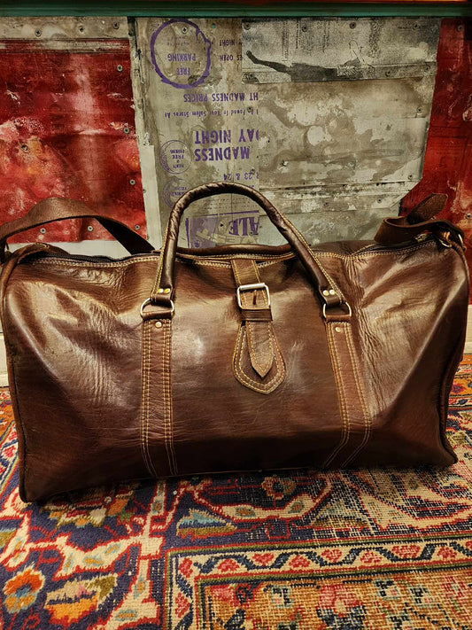 XXL Travel Bag - Dark Brown - La De Da