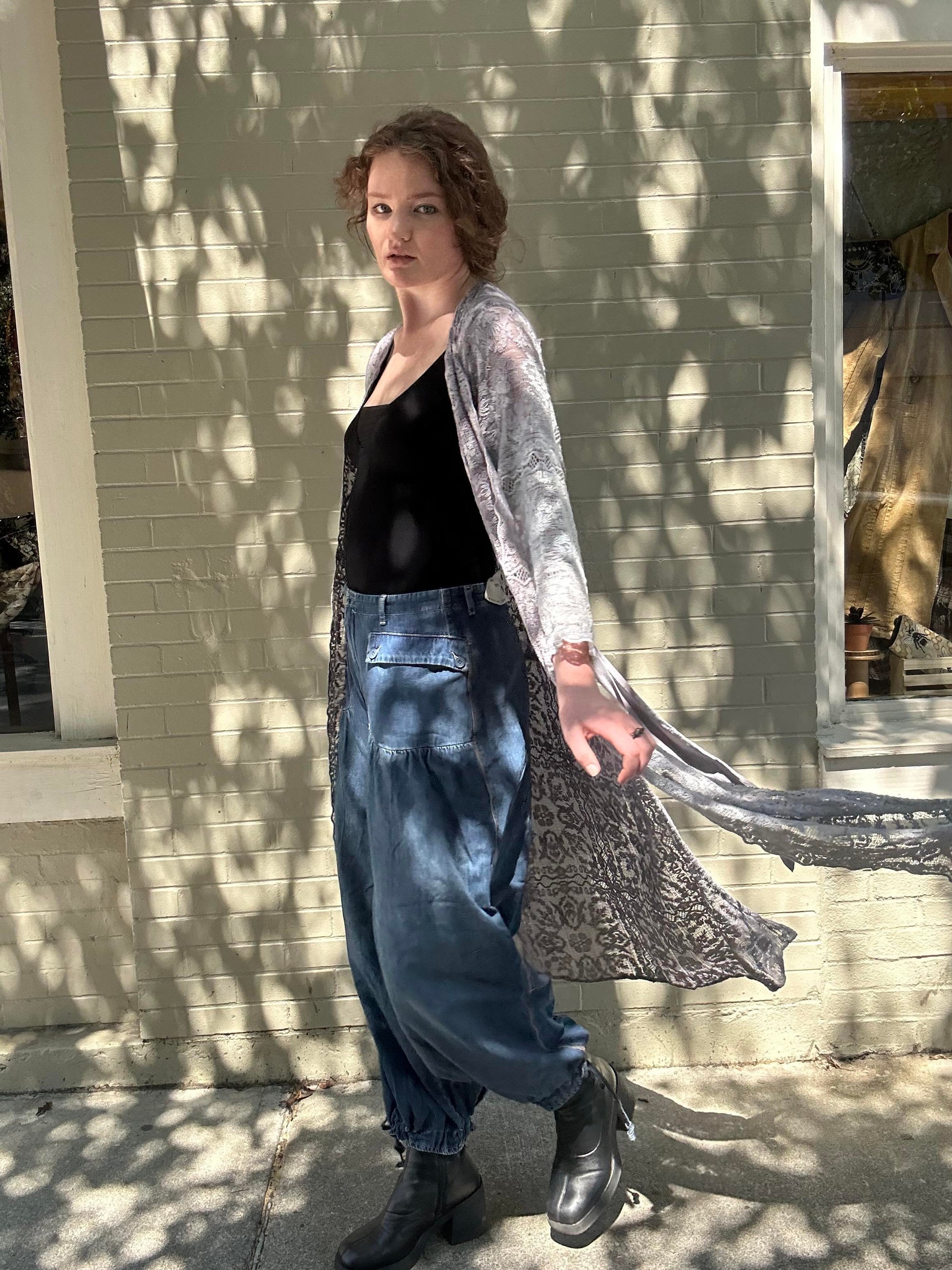 Custom Dyed Belted Kimono - La De Da