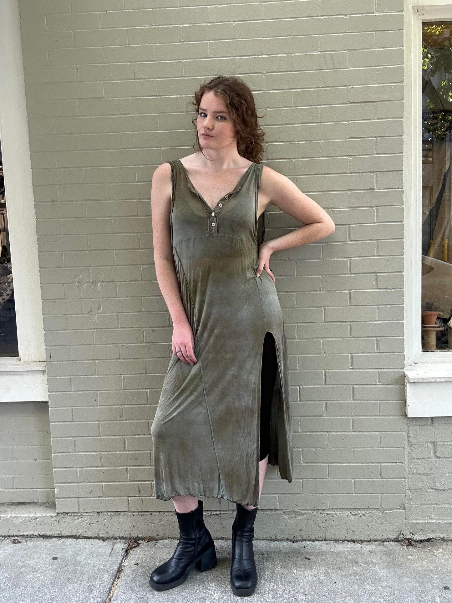 Custom Dyed Slip Dress - La De Da