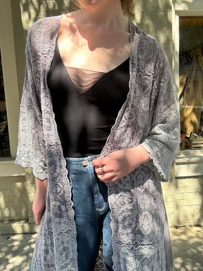 Custom Dyed Belted Kimono - La De Da