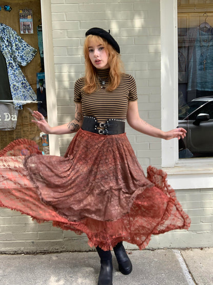 Custom Dyed Slip Skirt - La De Da