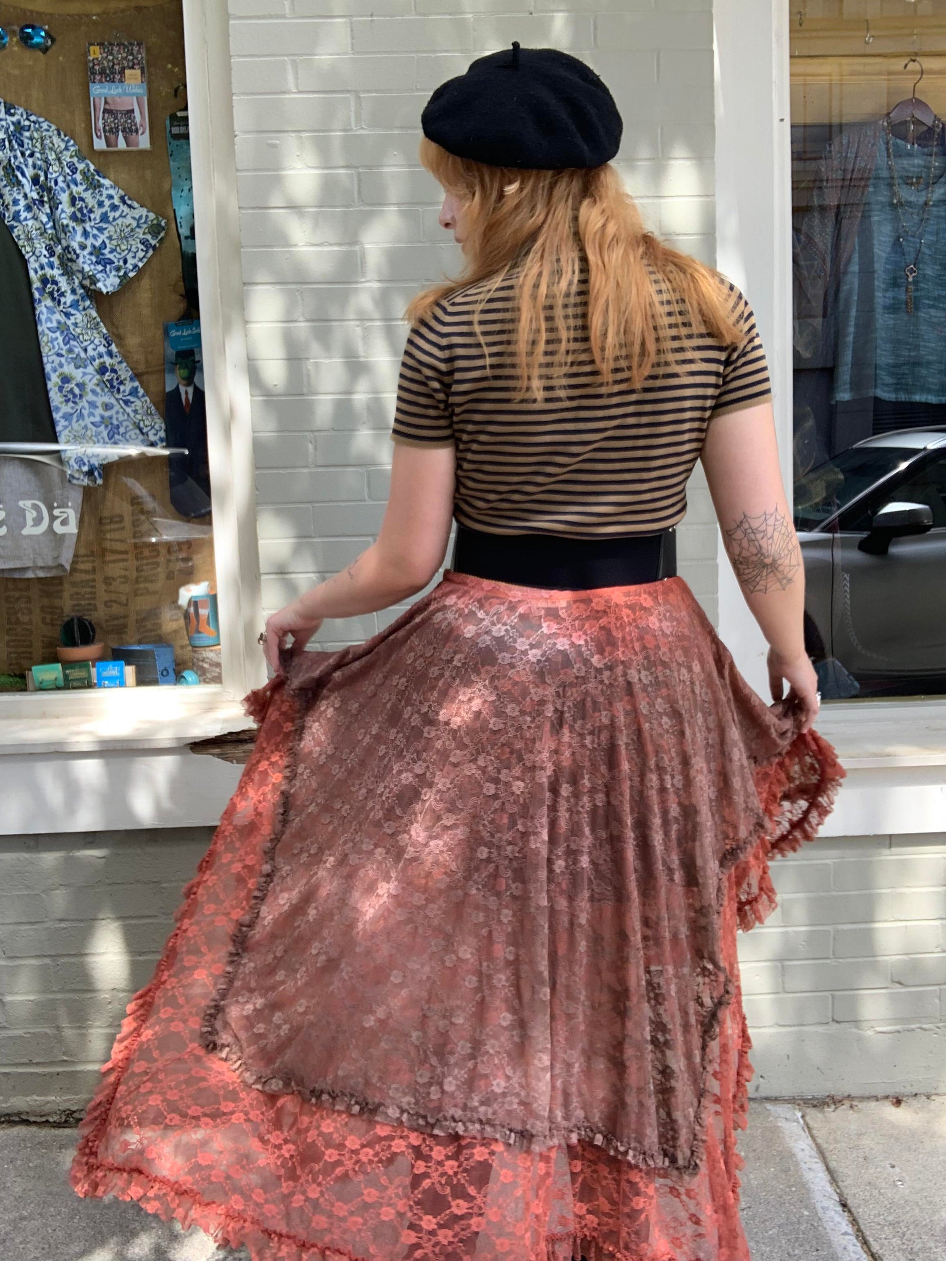 Custom Dyed Slip Skirt - La De Da