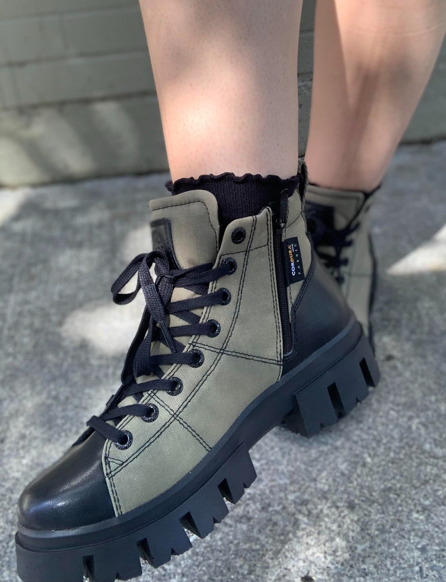 Callidor Lace Up Boots - La De Da