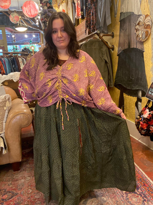 Plum Sky Butterfly Top
