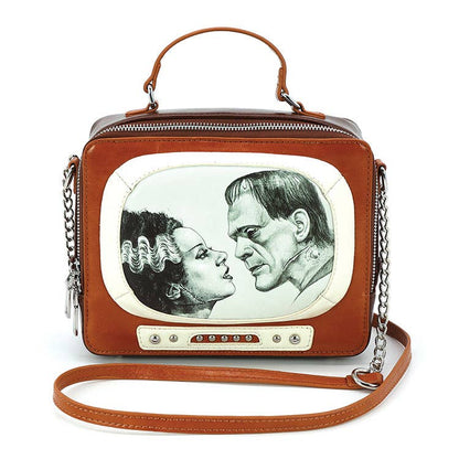 Glow in the Dark Frankenstein and Bride TV Set Bag