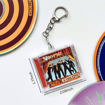 'Hit Clips' Mini CD Case Keychain -NSYNC No Strings Attached - Bye Bye Bye
