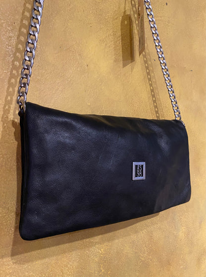 Hawkins Leather Crossbody Bag - Black