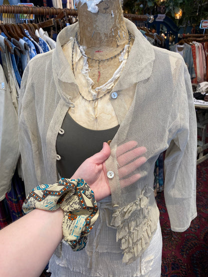 Artsy Mesh Jacket - Natural
