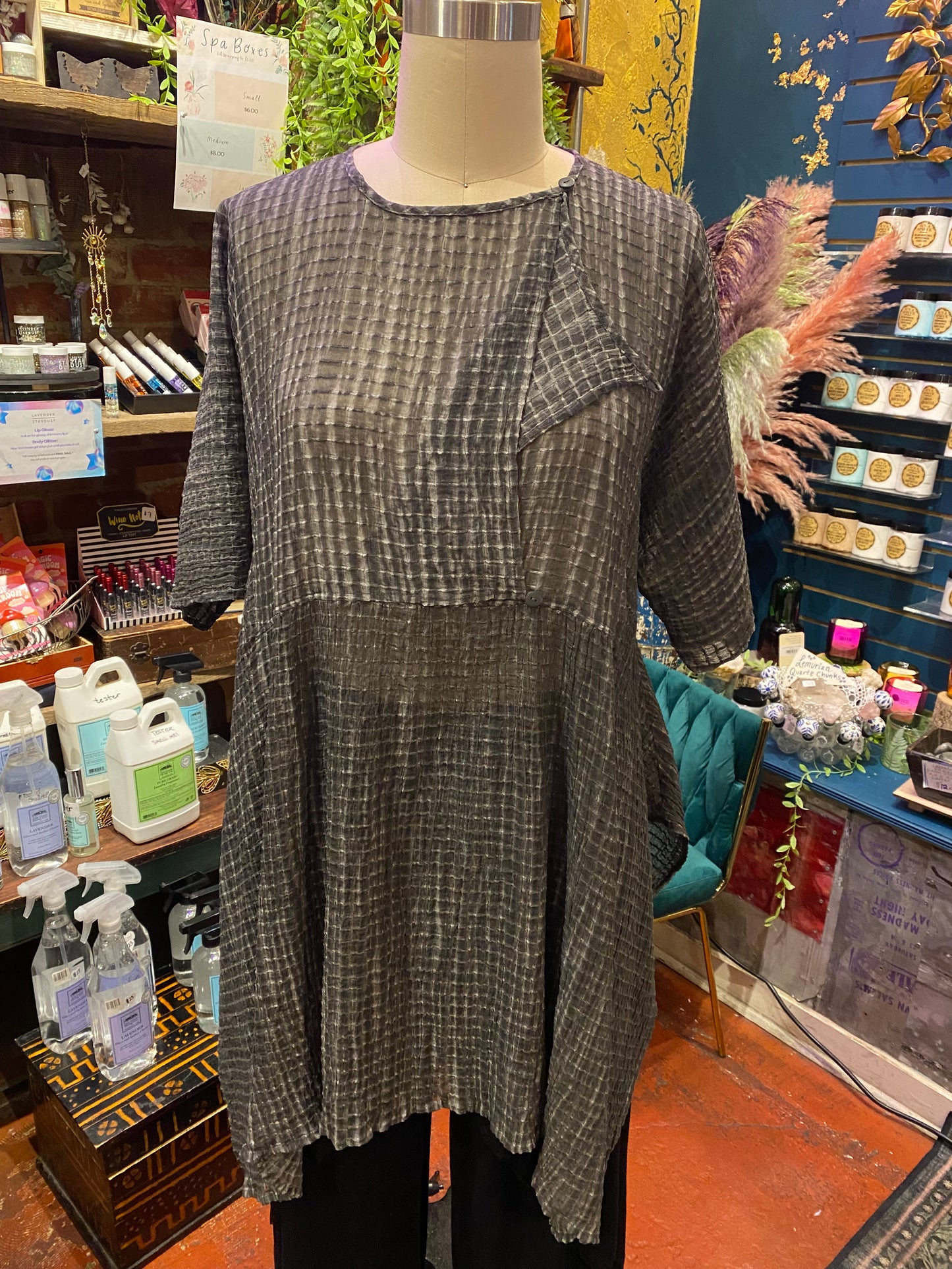 Zen Flow Tunic - Grey