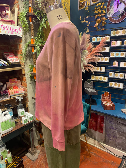 Custom Dyed Long Sleeve - Peach