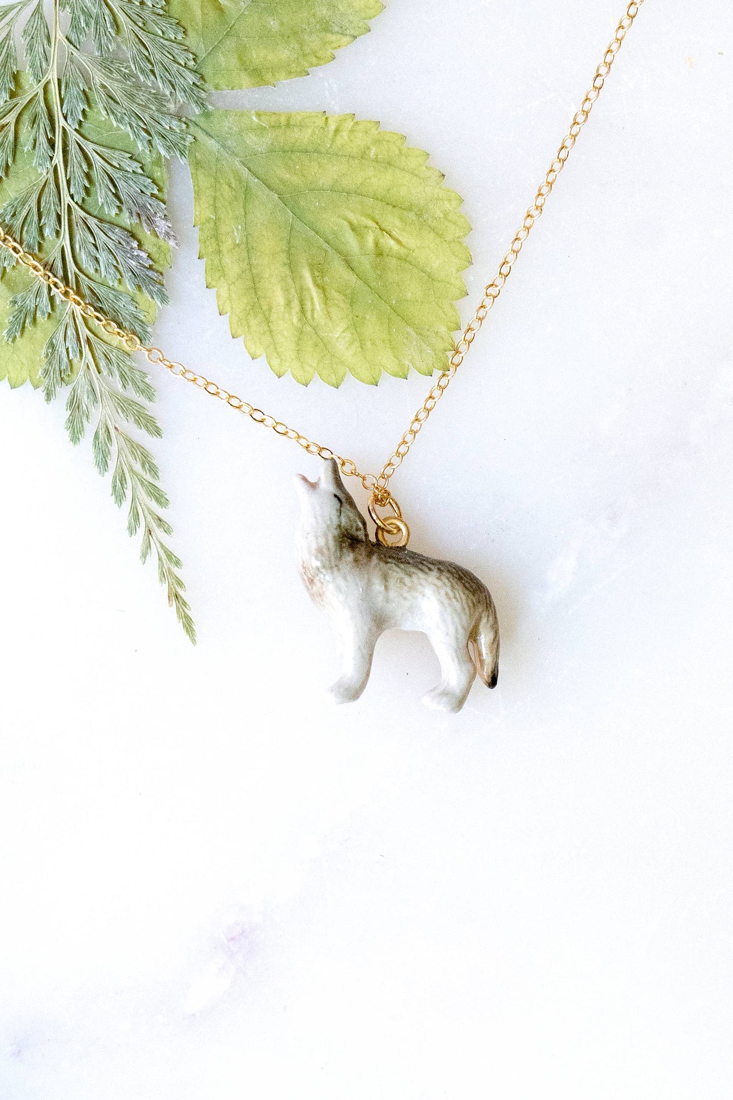 Tiny Coyote Necklace