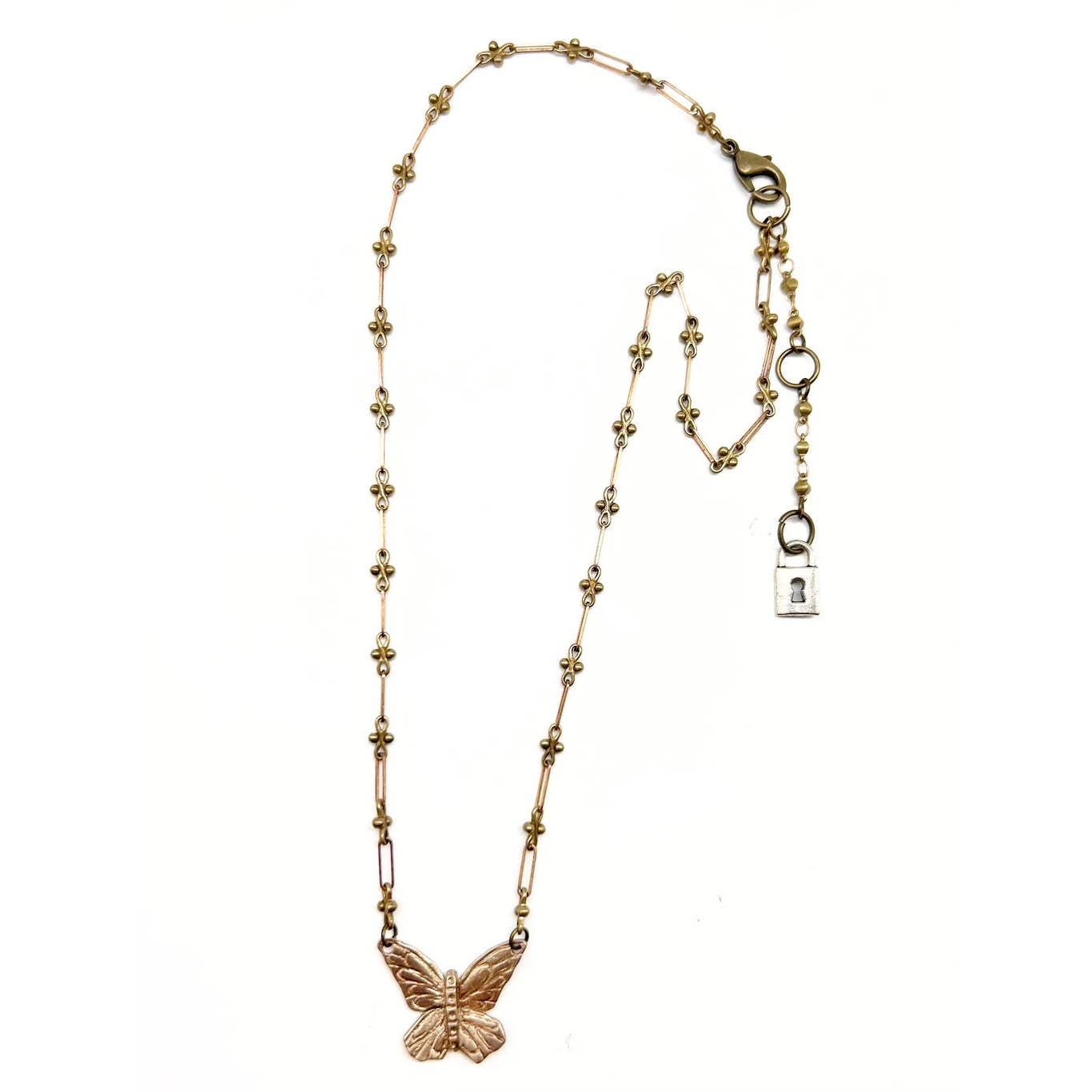 Butterfly Pendant  Necklace